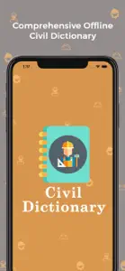 Civil Dictionary Offline screenshot #1 for iPhone