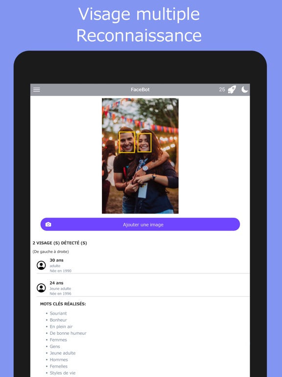 Screenshot #5 pour FaceBot - Analyse faciale