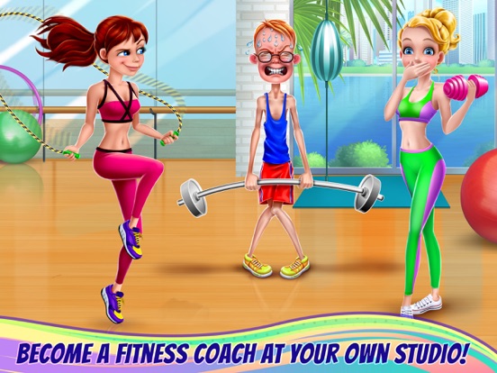 Fitness Girl - Studio Coach iPad app afbeelding 1