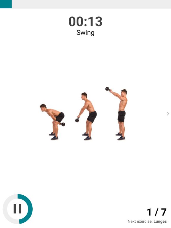 Screenshot #5 pour Entraînement avec Kettlebells