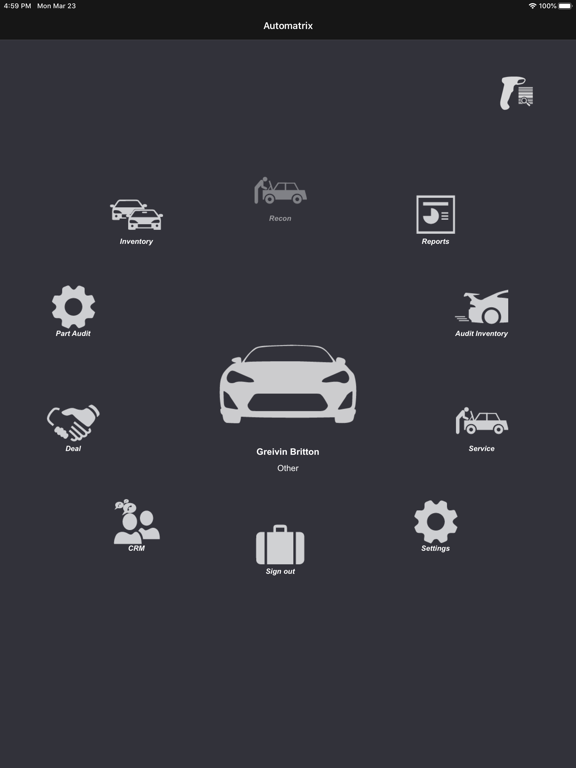 Automatrix Mobile iPad screenshot 2 - Productivity app