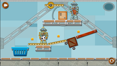 Funny Bots: Physics puzzle Screenshot