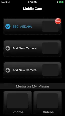 MobileCamApp screenshot 1