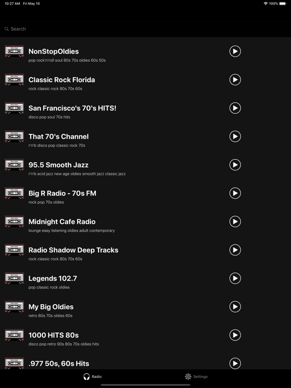 Screenshot #4 pour Retro Music - 50s, 60s, 70s