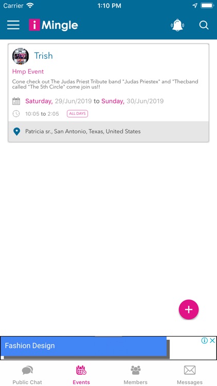 iMingle - Social Events screenshot-4