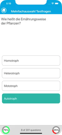 Game screenshot Das Biologie Quiz apk