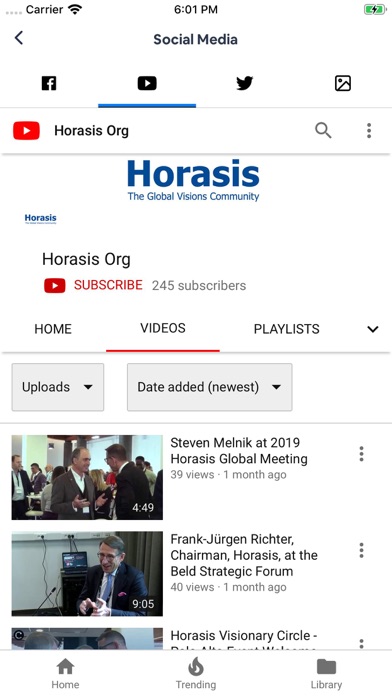Horasis Screenshot