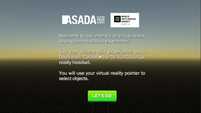 Screenshot 1 of ASADA Doping Control Program App