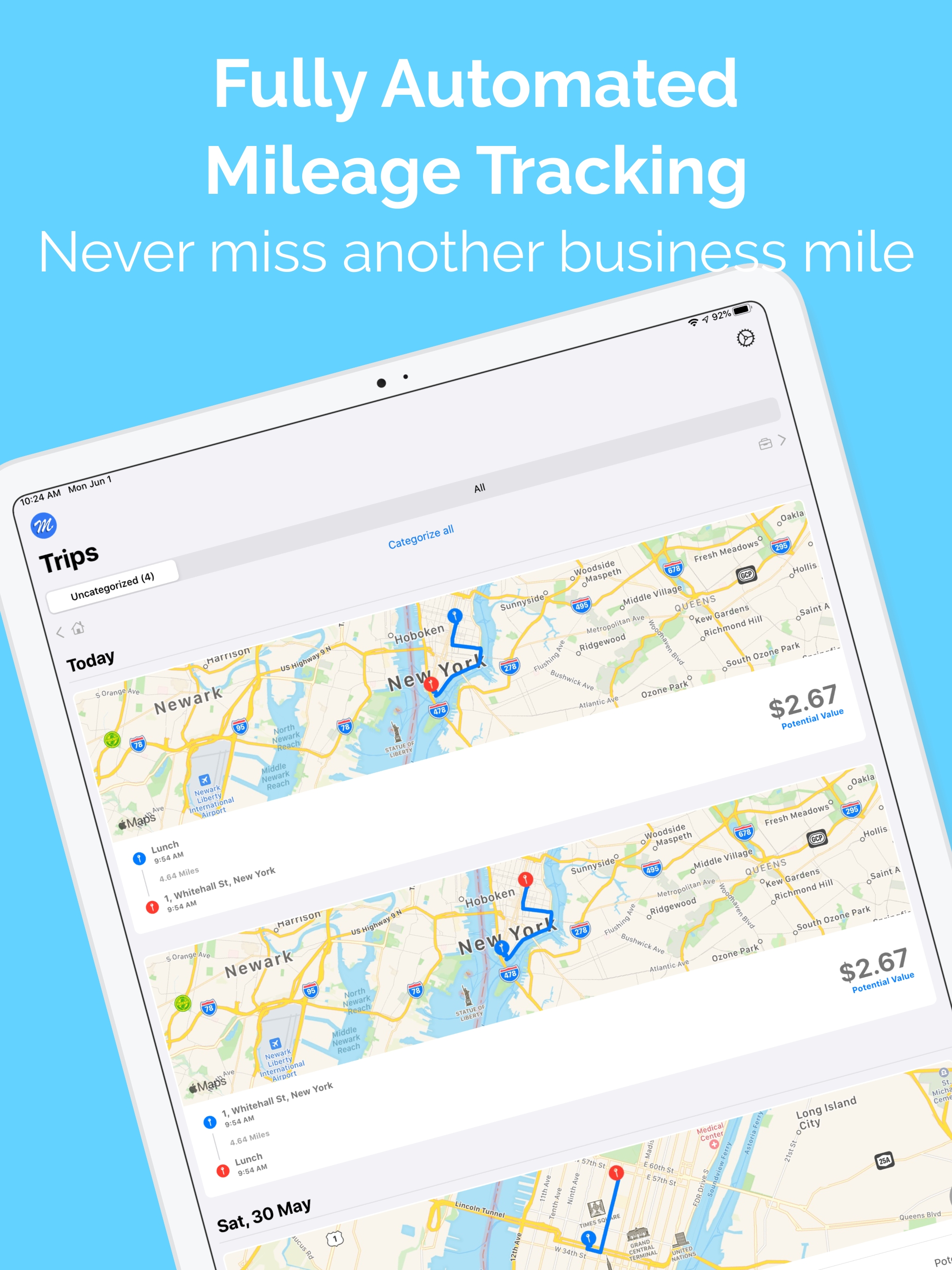 MileWiz 2022 - Car Mileage Log