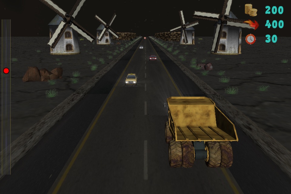 Speed Night Truck Smasher Race screenshot 3