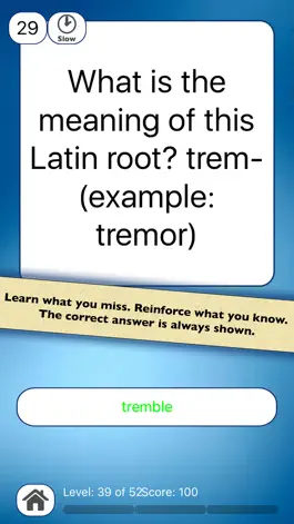 Game screenshot Vocabulary: Greek Latin Roots hack