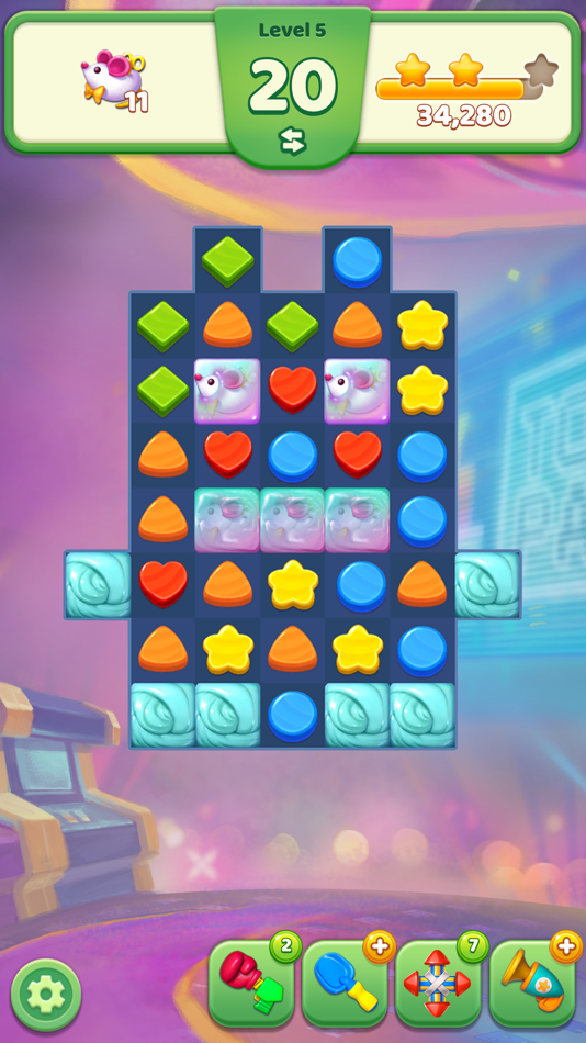 #4. Lazy Cat Dream Match (iOS) Podle: CookApps