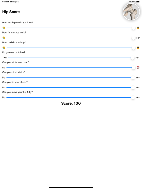 Screenshot #4 pour Hip Score