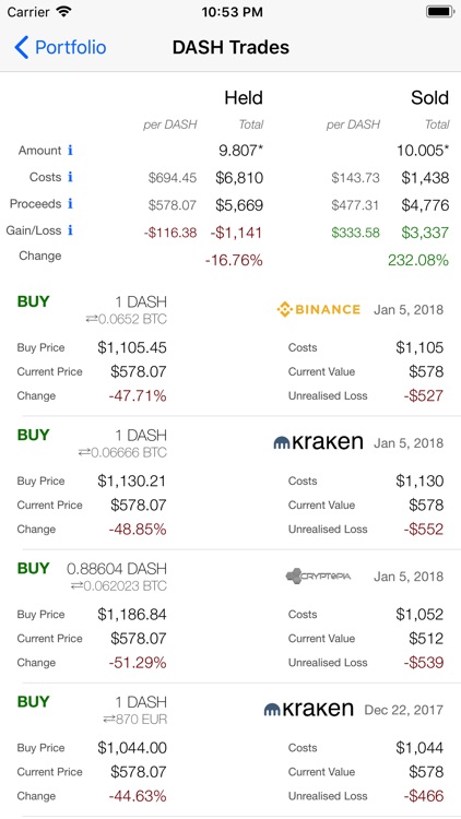 Coinstream - Crypto Portfolio screenshot-3