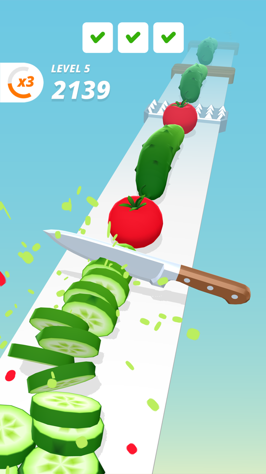 #2. Perfect Slices (iOS) 由: SayGames LTD