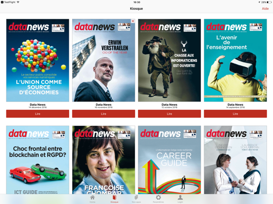 Screenshot #4 pour Data News(fr)