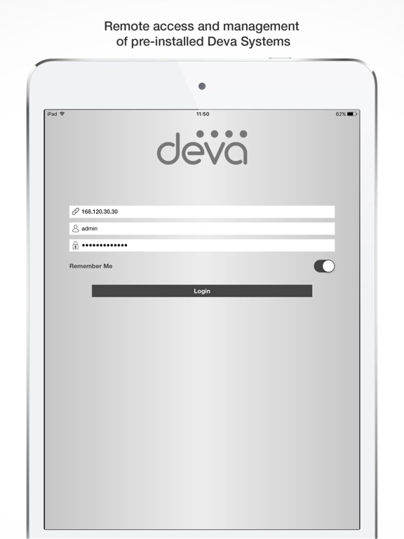 Deva Control Panel