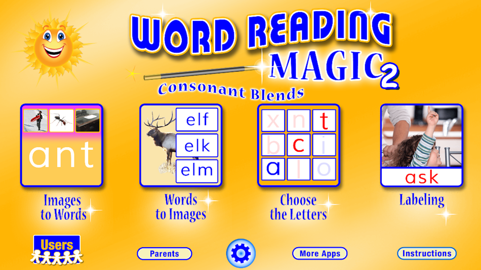 #1. WORD READING MAGIC 2 (iOS) 由: PRESCHOOL UNIVERSITY