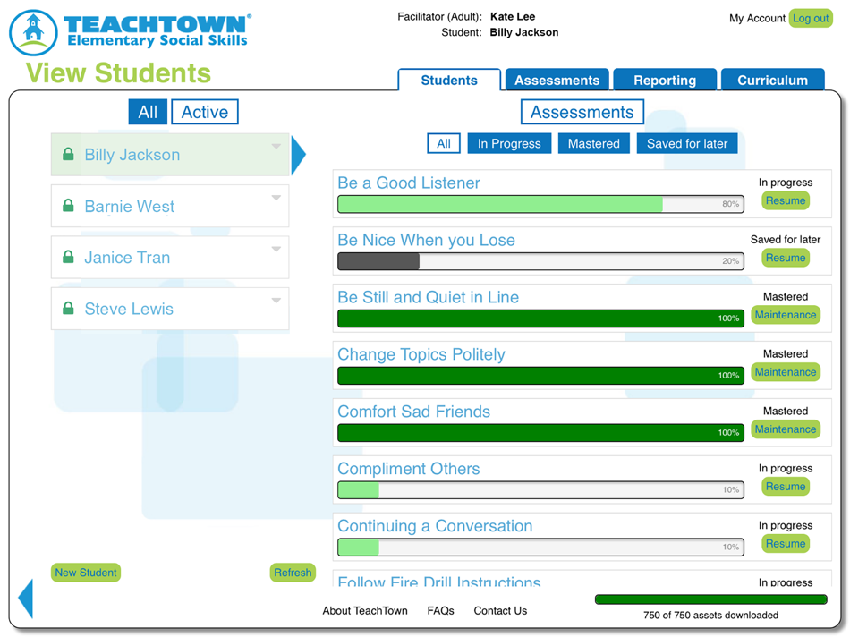 #1. TeachTown Social Skills (iOS) 由: TeachTown - a division of Jigsaw Learning, Inc.