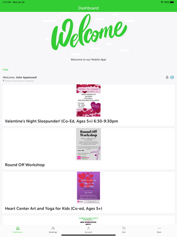 Screenshot #4 pour Gemini Gymnastics Academy