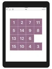 sliding puzzle - board game iPad Captures Décran 2