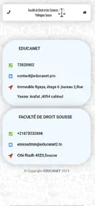 Faculté Droit Sousse screenshot #3 for iPhone