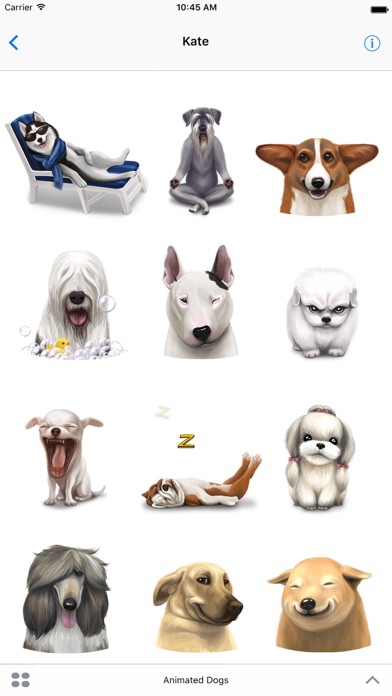 Dog Stickers for iMessage! Screenshot