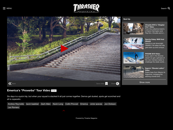 Screenshot #6 pour Thrasher Magazine