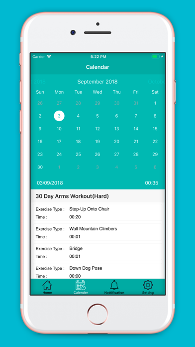 Home Exercise : Daily Workout Screenshot