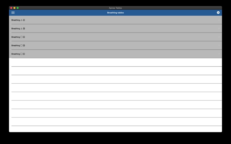 Apnea Tables Trainer screenshot 4