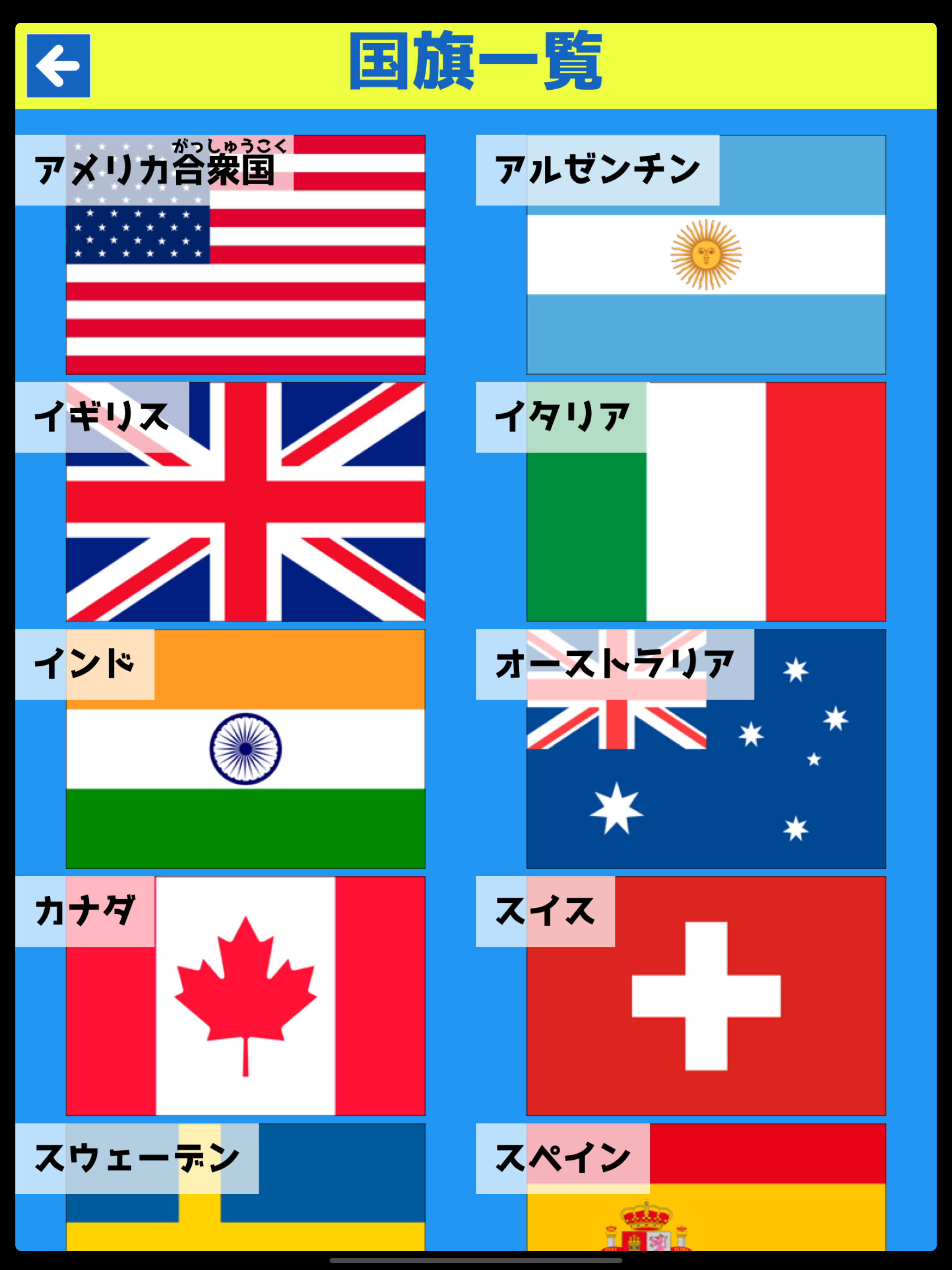 みんなの国旗クイズ