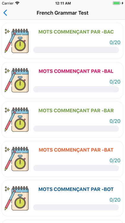French Grammar Test screenshot-3