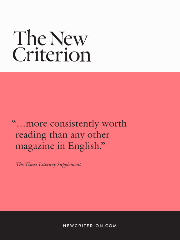 The New Criterion iPad screenshot 4 - Magazines & Newspapers app