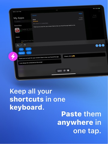 Auto Paste Keyboard: Easy Textのおすすめ画像2