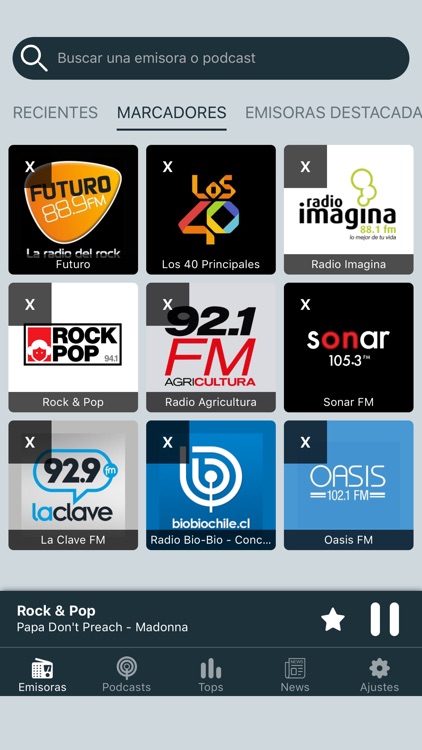 Radios de Chile: Radio FM y AM screenshot-3