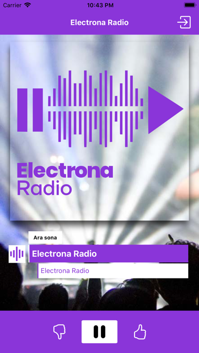 Screenshot #1 pour Electrona Radio