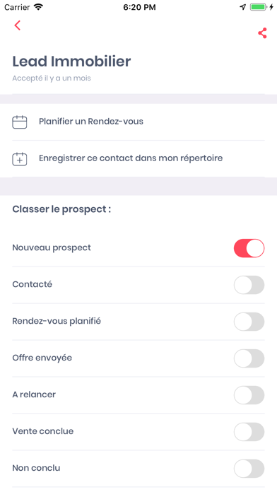 Lead-value Screenshot