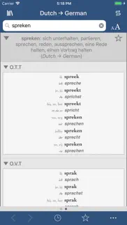 ultralingua dutch-german iphone screenshot 2