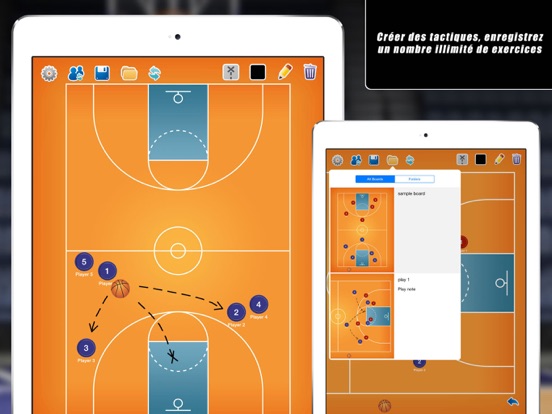 Screenshot #4 pour Planche Tactique: Basketball++