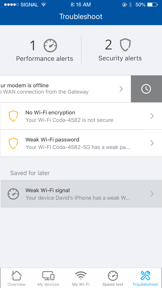 Business Wi-Fi screenshot