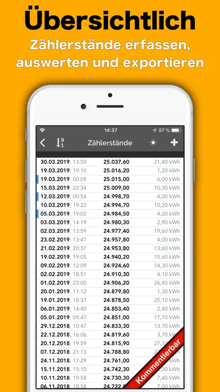 Energy Tracker screenshot 4 of 10