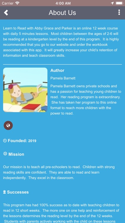 Learn to Read with Abby Grace