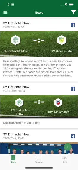 Game screenshot SV Eintracht Ihlow mod apk