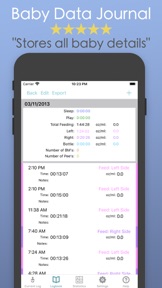 Baby Log & Breast Feeding App. screenshot