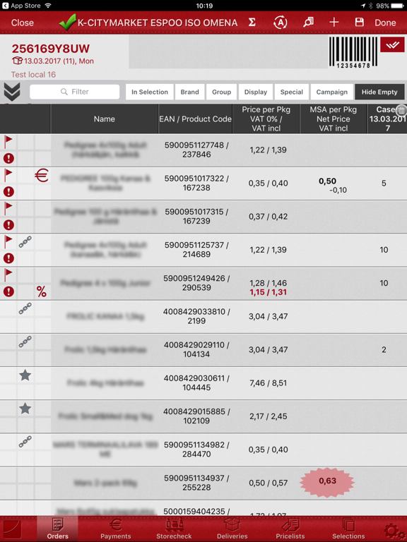 Screenshot #5 pour FieldForce ONE Order & Promo