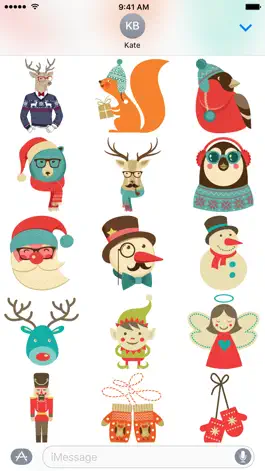 Game screenshot Merry Christmas - Stickers apk