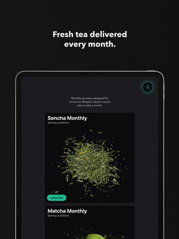 Sencha | Tea iPad screenshot 3 - Food & Drink app