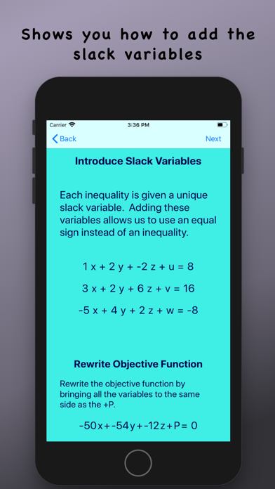 Screenshot #2 pour Simplex Method