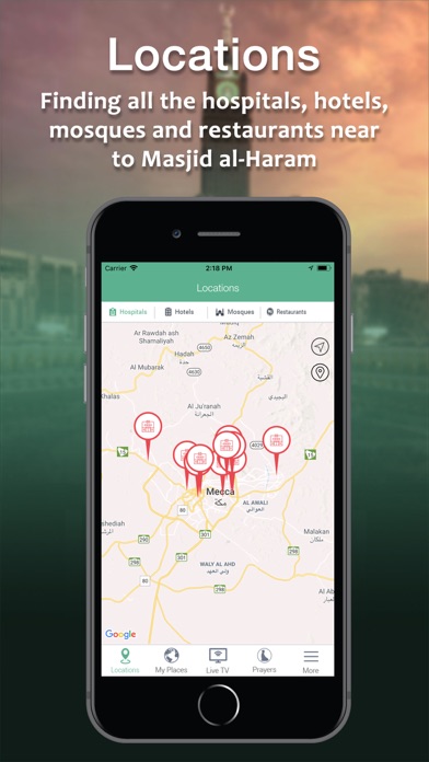 Screenshot #1 pour Makkah Traveller Map & Minder