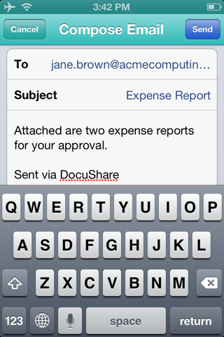 Xerox DocuShare screenshot 3